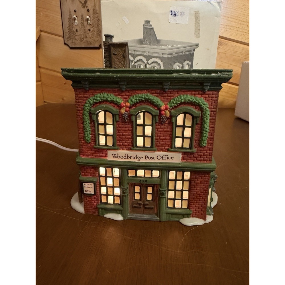 New Dept 56 New England Village Woodbridge Post Office #56572 Boxed